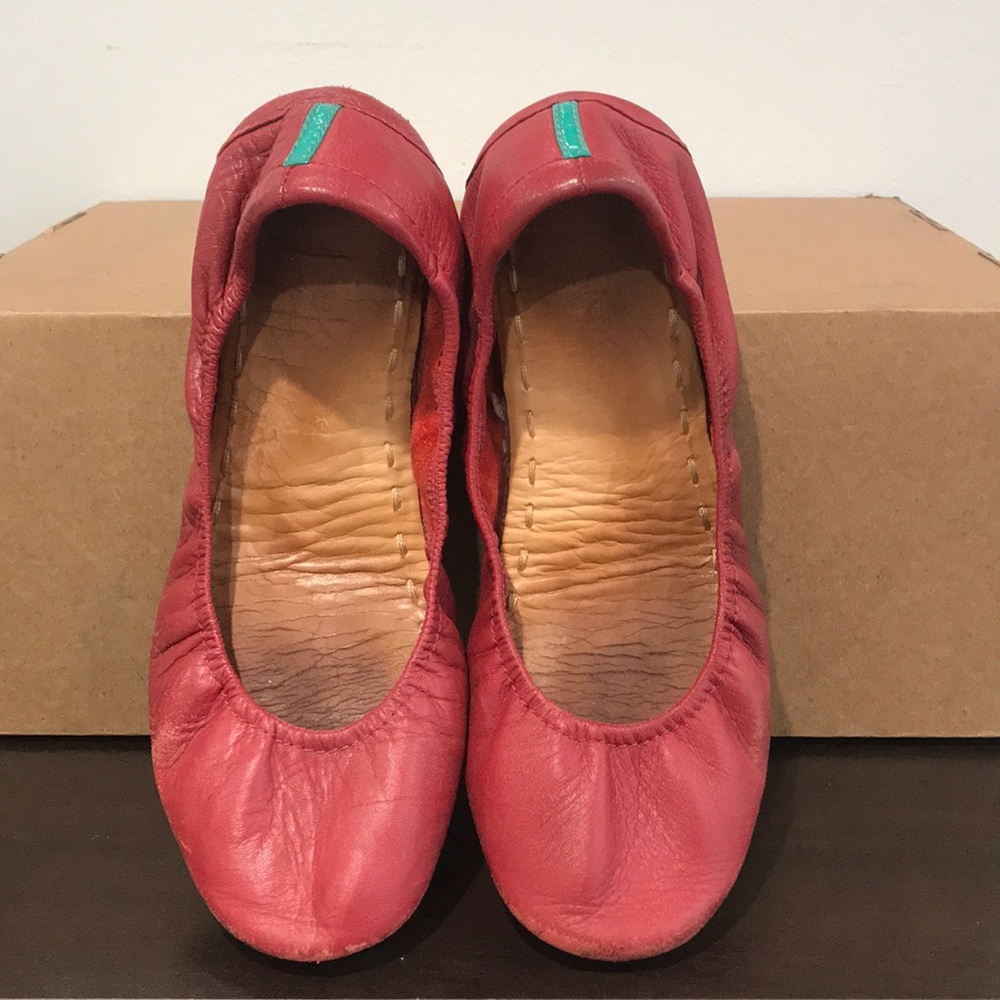 Tieks Ballet Flats Cardinal Red Size 7